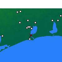 Nearby Forecast Locations - Port Arthur - Map