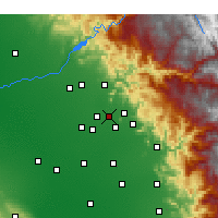 Nearby Forecast Locations - Reedley - Map