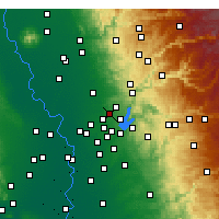 Nearby Forecast Locations - Rocklin - Map