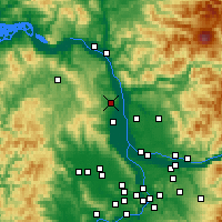Nearby Forecast Locations - St. Helens - Map