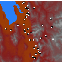 Nearby Forecast Locations - Sandy - Map