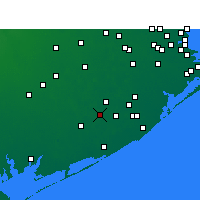 Nearby Forecast Locations - Sweeny - Map