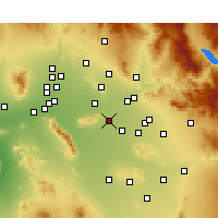 Nearby Forecast Locations - Tempe - Map