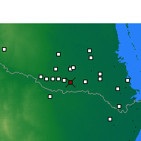 Nearby Forecast Locations - Weslaco - Map