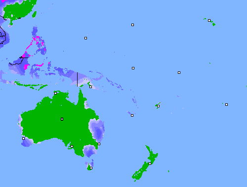 Precipitation (24 h) New Zealand