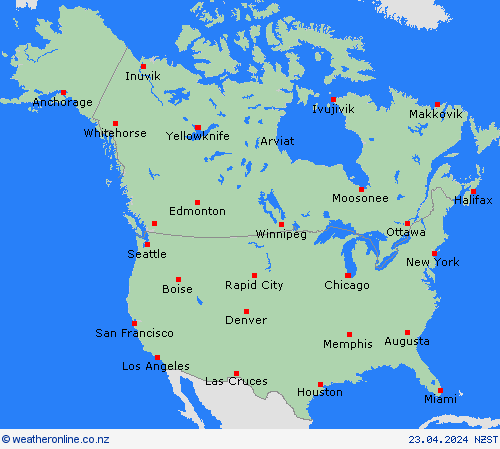   North America Forecast maps