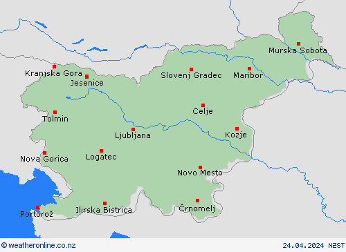  Slovenia Europe Forecast maps