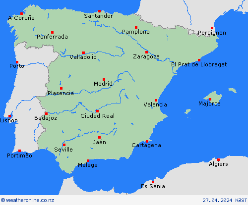  Spain Europe Forecast maps