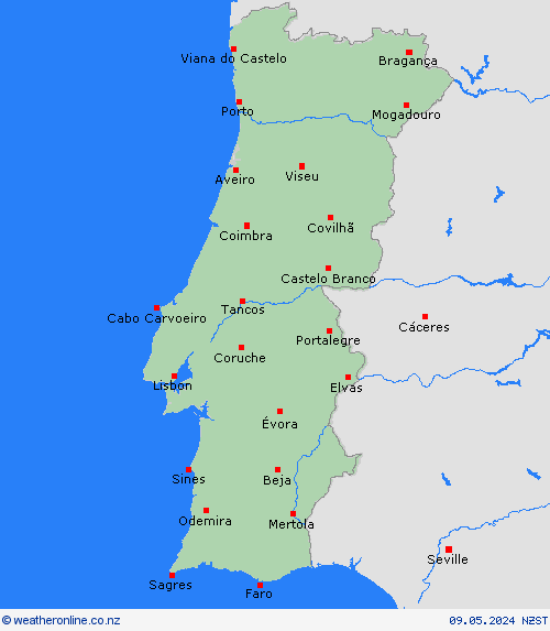  Portugal Europe Forecast maps
