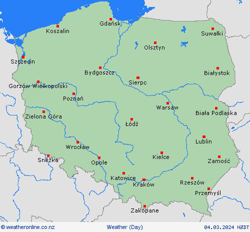 overview Poland Europe Forecast maps