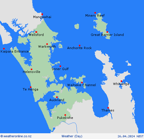 overview  New Zealand Forecast maps