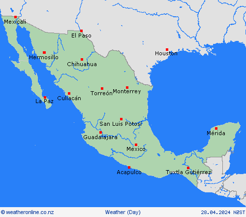 overview Mexico North America Forecast maps