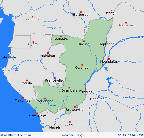 overview Congo Africa Forecast maps