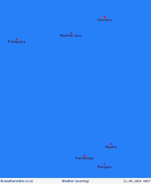 overview Cook Islands Pacific Forecast maps