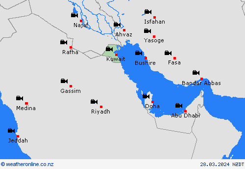 webcam Kuwait Asia Forecast maps