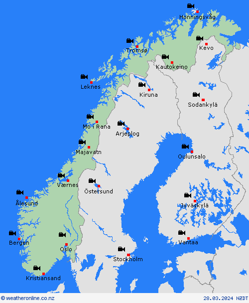 webcam Norway Europe Forecast maps