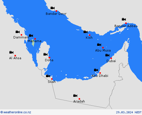 webcam Bahrain Asia Forecast maps