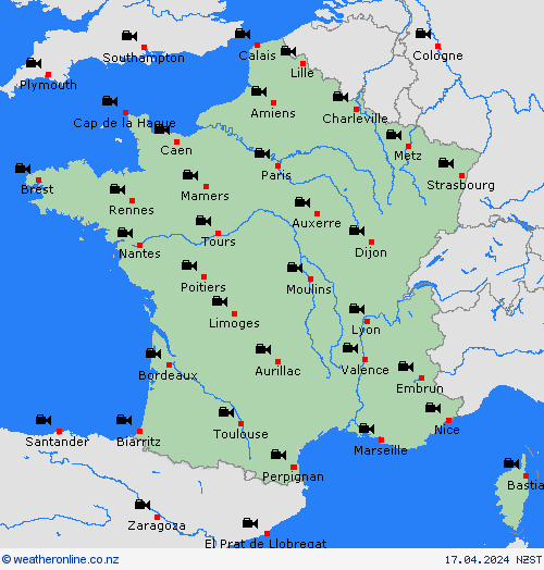 webcam France Europe Forecast maps