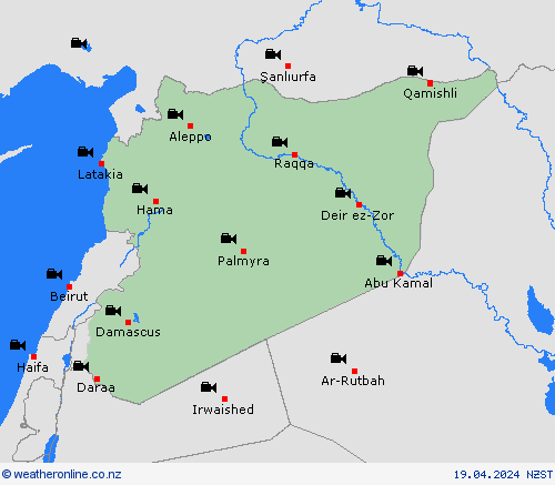 webcam Syria Asia Forecast maps