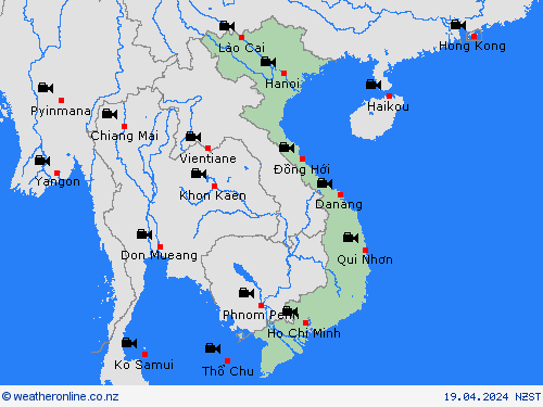 webcam Vietnam Asia Forecast maps