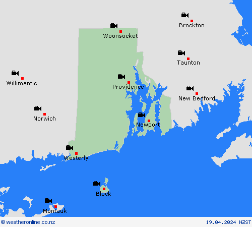 webcam Rhode Island North America Forecast maps