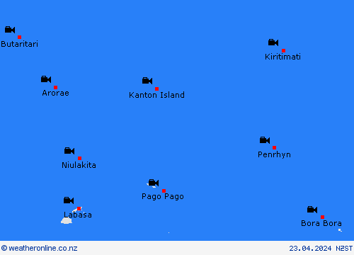 webcam Kiribati Pacific Forecast maps