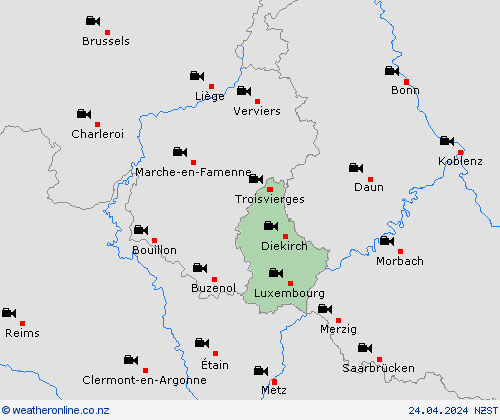 webcam Luxembourg Europe Forecast maps