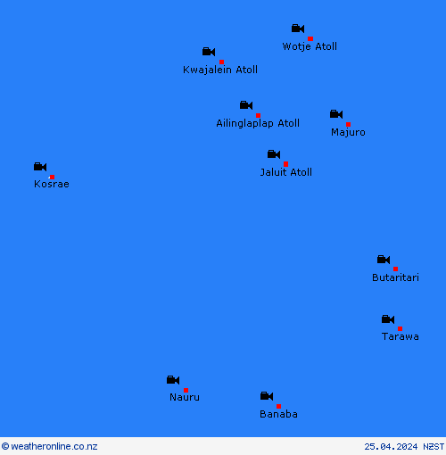 webcam Marshall Islands Pacific Forecast maps