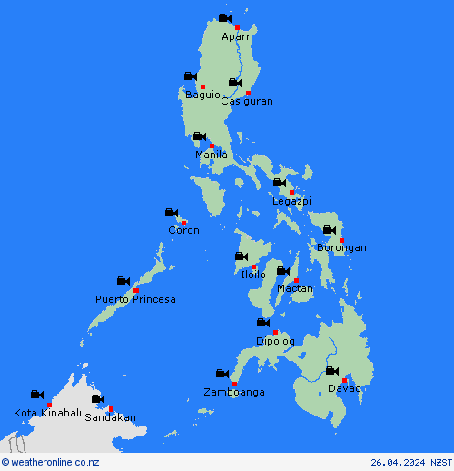 webcam Philippines Asia Forecast maps