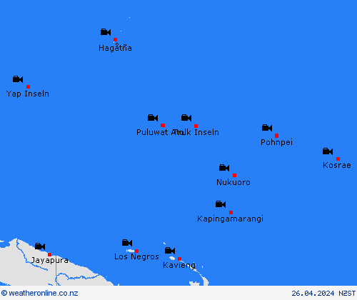 webcam Micronesia Pacific Forecast maps