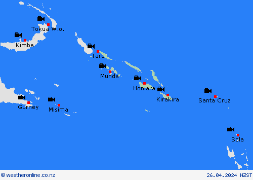 webcam Solomon Islands Pacific Forecast maps