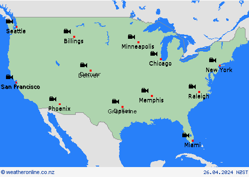 webcam  North America Forecast maps