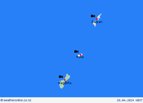 webcam Guam Pacific Forecast maps