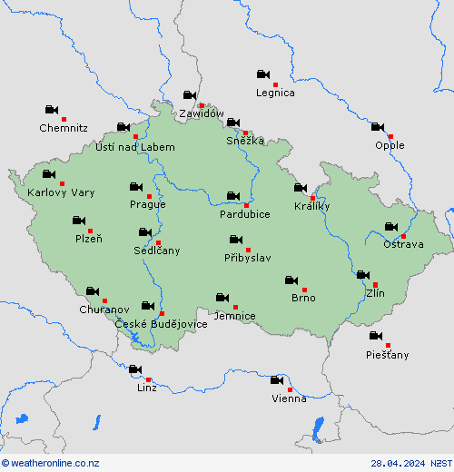 webcam Czech Republic Europe Forecast maps