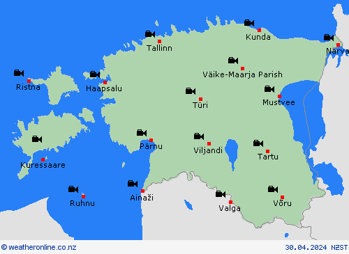 webcam Estonia Europe Forecast maps