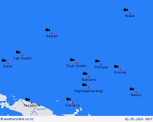 webcam Nauru Pacific Forecast maps