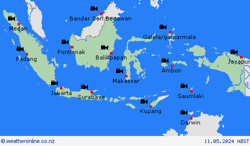 webcam Indonesia Asia Forecast maps